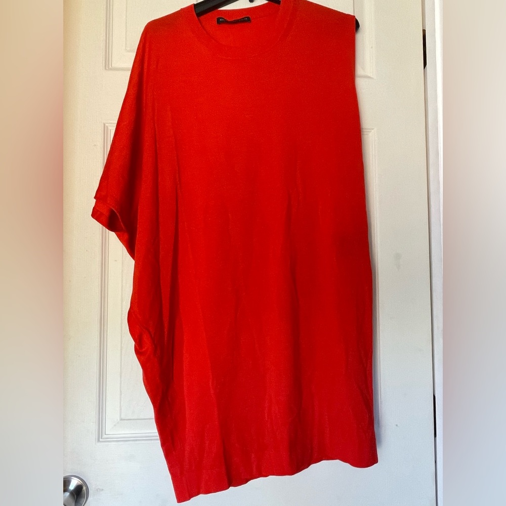 Balenciaga Sweater Dress Virgin Wool Valentine Red Mini - Picture 6 of 16